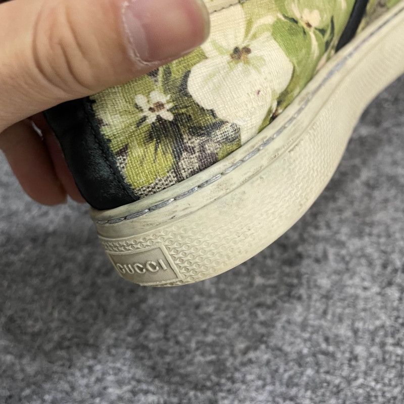 Gucci Gucci Green GG Slip-On Fashion Sneakers 0079 Size US 8.5 / EU 41-42 - 8 Thumbnail