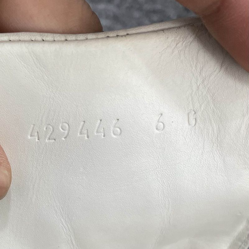 Gucci Gucci Ace White Leather Low-Top Sneakers 0079 Size US 7.5 / EU 40-41 - 5 Thumbnail
