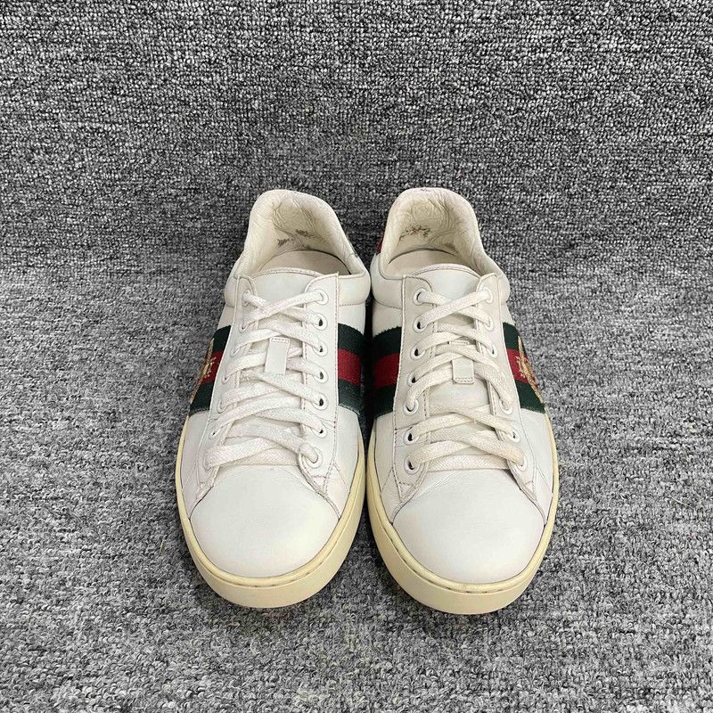 Gucci Gucci Ace Leather Sneakers for Men 0079 Size US 7.5 / EU 40-41 - 2 Thumbnail
