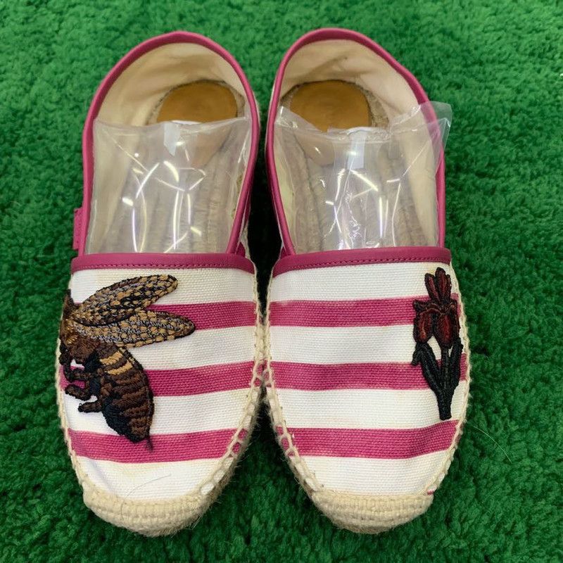 Gucci Gucci White and Red Casual Flat Shoes 0079 Size US 6.5 / EU 39-40 - 2 Thumbnail