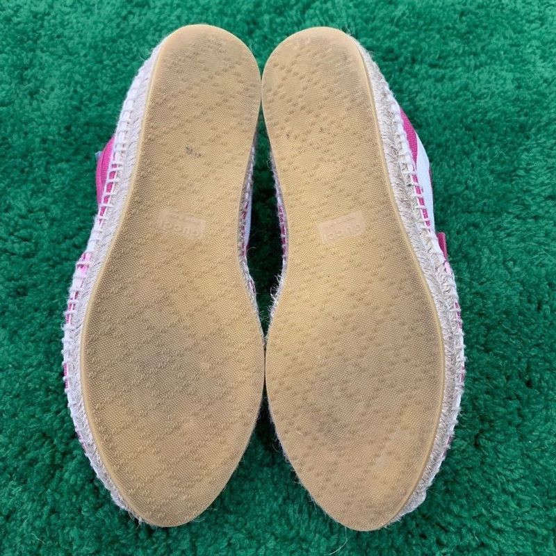 Gucci Gucci White and Red Casual Flat Shoes 0079 Size US 6.5 / EU 39-40 - 4 Thumbnail