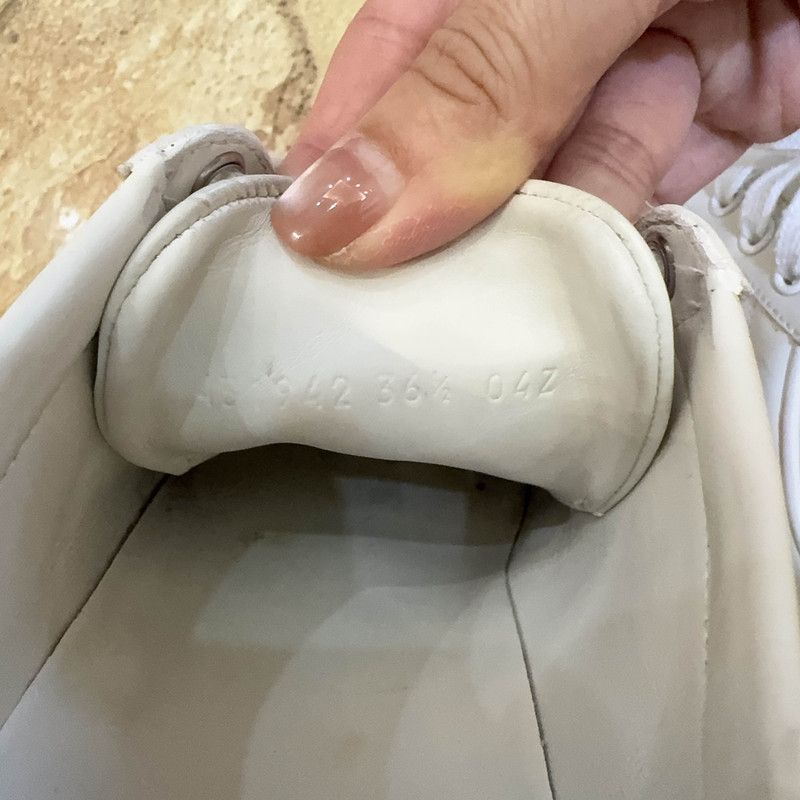 Gucci Gucci White Leather Fashion Sneakers 0079 Size US 6.5 / EU 39-40 - 5 Thumbnail