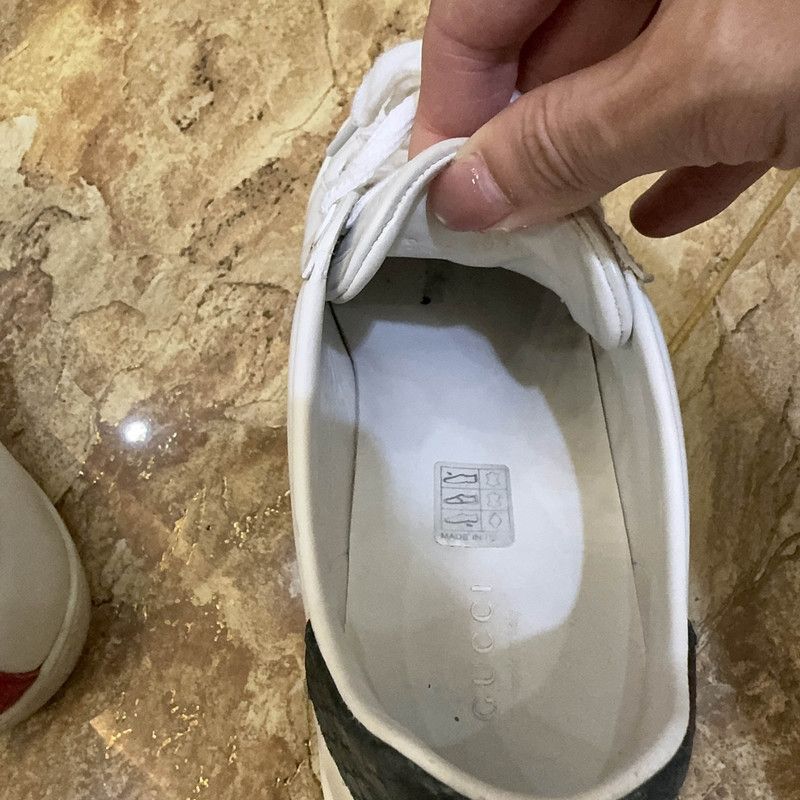 Gucci Gucci White Leather Fashion Sneakers 0079 Size US 6.5 / EU 39-40 - 8 Thumbnail