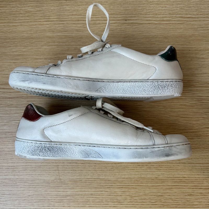 Gucci Gucci Ace Blade Sneakers in White 0079 Size US 8 / EU 41 - 8 Thumbnail