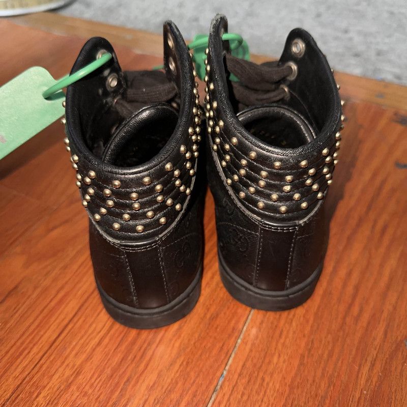 Gucci Gucci High-Top Trendy Sturdy Sneakers 0079 Size US 5.5 / EU 38 - 3 Thumbnail