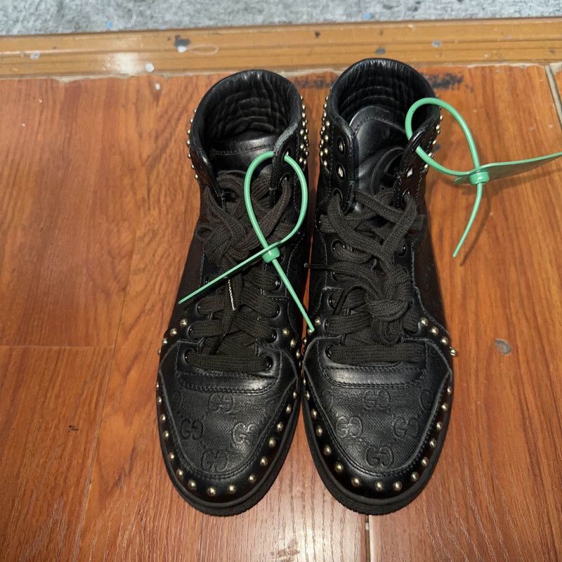 Gucci Gucci High-Top Trendy Sturdy Sneakers 0079 Size US 5.5 / EU 38 - 2 Thumbnail