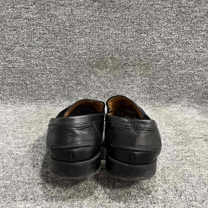 Gucci Gucci Leather Slip-On Loafers for Men 0079 Size US 10.5 / EU 43-44 - 3 Thumbnail