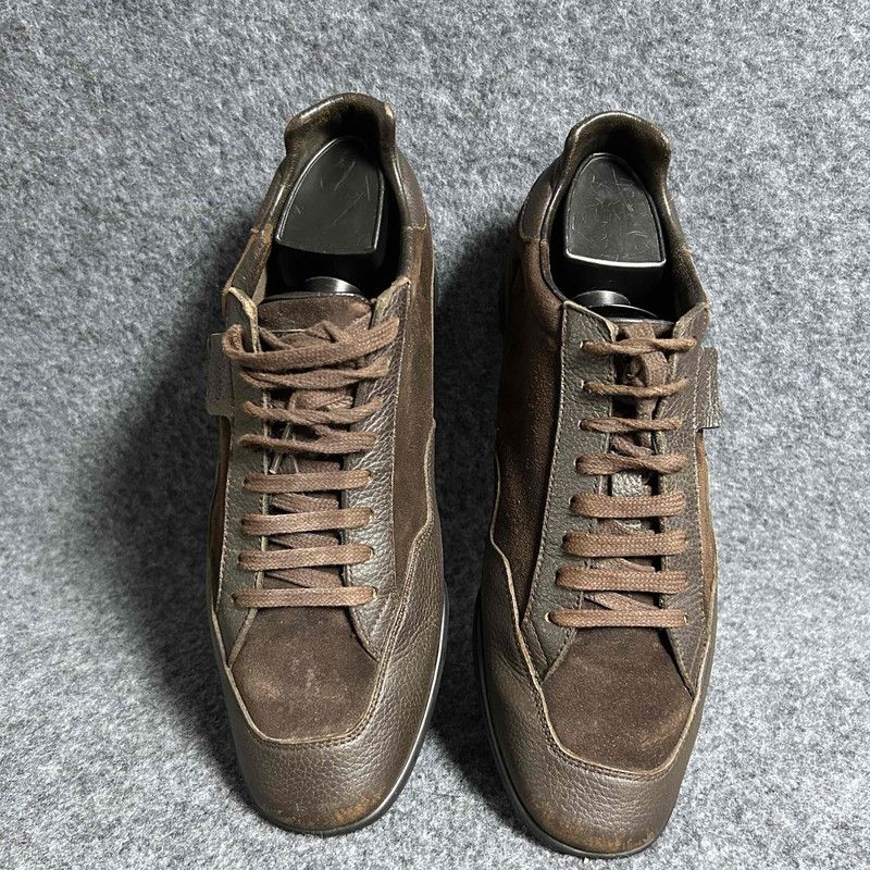 Gucci Gucci Brown Leather Lace-Up Casual Shoes 0079 Size US 8.5 / EU 41-42 - 2 Thumbnail