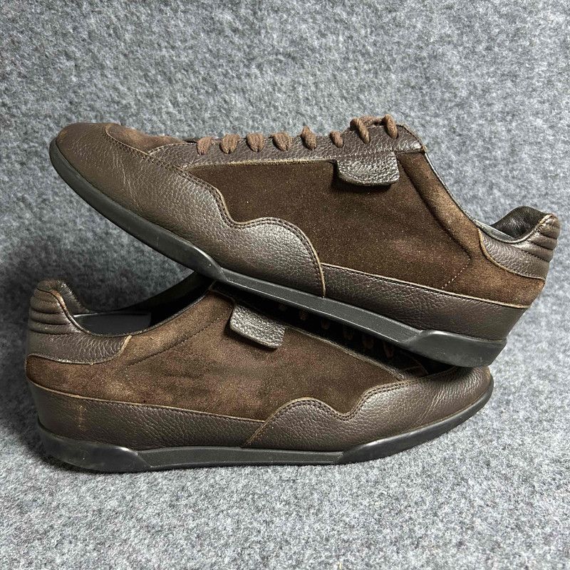 Gucci Gucci Brown Leather Lace-Up Casual Shoes 0079 Size US 8.5 / EU 41-42 - 7 Thumbnail