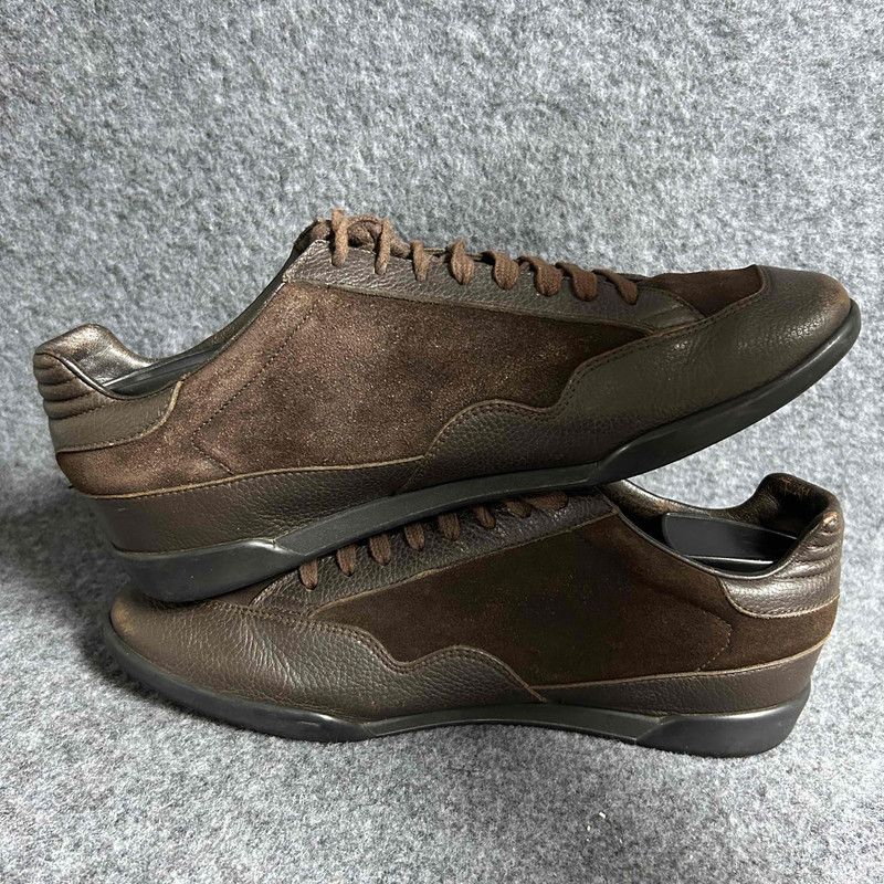 Gucci Gucci Brown Leather Lace-Up Casual Shoes 0079 Size US 8.5 / EU 41-42 - 6 Thumbnail