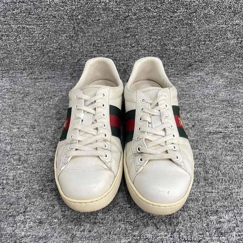 Gucci Gucci Ace Leather Low-Top Fashion Sneakers 0079 Size US 7.5 / EU 40-41 - 2 Thumbnail