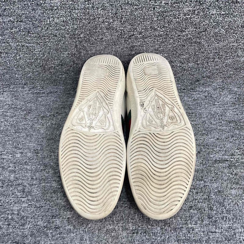 Gucci Gucci Ace Leather Low-Top Fashion Sneakers 0079 Size US 7.5 / EU 40-41 - 4 Thumbnail
