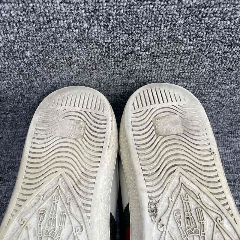 Gucci Gucci Ace Leather Low-Top Fashion Sneakers 0079 Size US 7.5 / EU 40-41 - 17 Thumbnail
