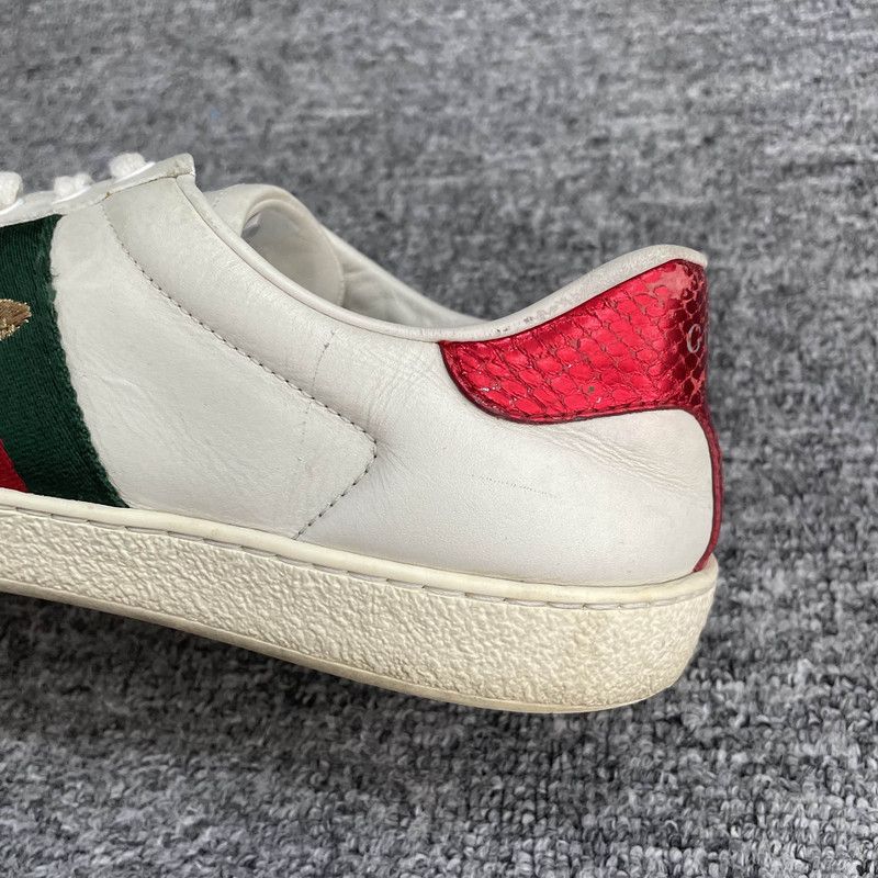 Gucci Gucci Ace Leather Low-Top Fashion Sneakers 0079 Size US 7.5 / EU 40-41 - 8 Thumbnail