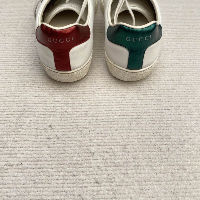 Gucci Gucci Ace Loved White Sneakers 0079 Size US 7.5 / EU 40-41 - 3 Thumbnail