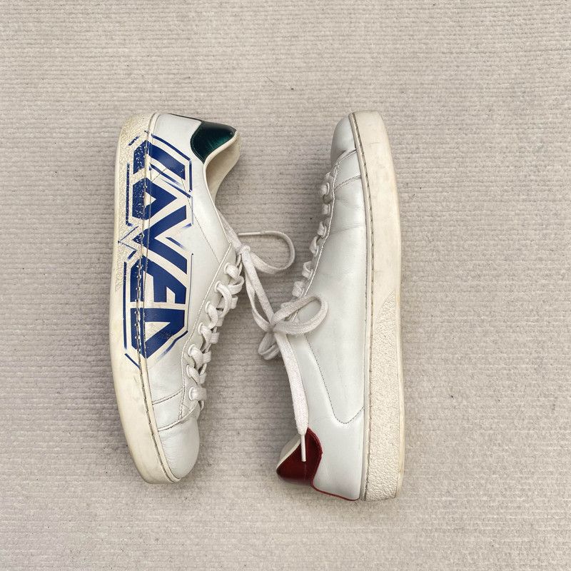 Gucci Gucci Ace Loved White Sneakers 0079 Size US 7.5 / EU 40-41 - 7 Thumbnail