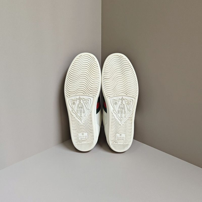 Gucci Gucci Leather Low-Top Fashion Sneakers 0079 Size US 5.5 / EU 38 - 4 Thumbnail