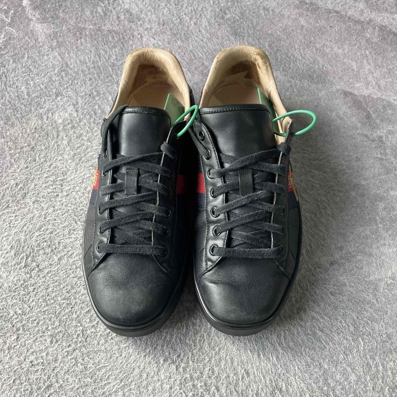Gucci Gucci Ace Bee Embroidered Fashion Sneakers 0079 Size US 9.5 / EU 42-43 - 2 Thumbnail