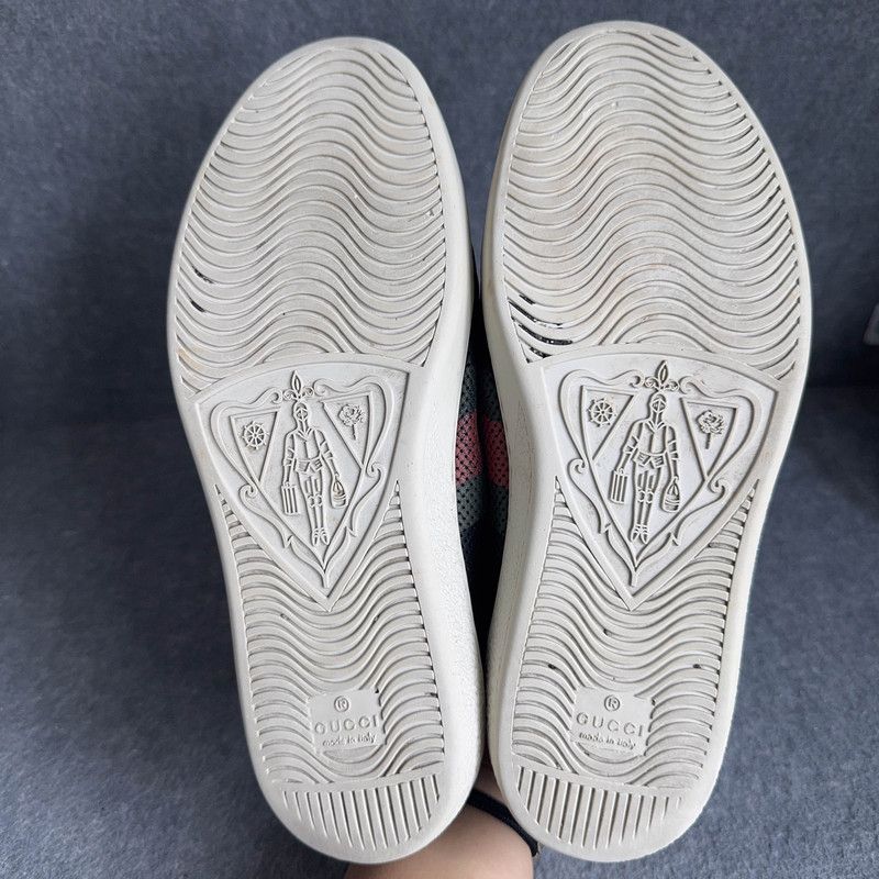 Gucci Gucci Ace Low-Top Fashion Sneakers for Men 0079 Size US 6.5 / EU 39-40 - 4 Thumbnail