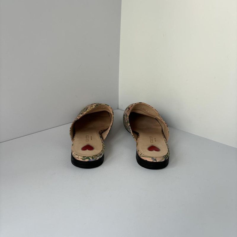 Gucci Gucci Valentine's Day Floral Mules 0079 Size US 5.5 / EU 38 - 3 Thumbnail