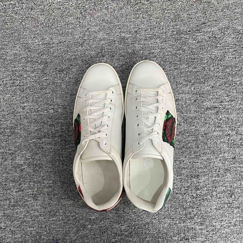 Gucci Gucci Ace Leather Casual Sneakers for Men 0079 Size US 9.5 / EU 42-43 - 13 Thumbnail