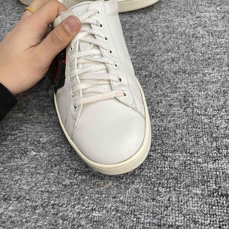 Gucci Gucci Ace Leather Casual Sneakers for Men 0079 Size US 9.5 / EU 42-43 - 9 Thumbnail