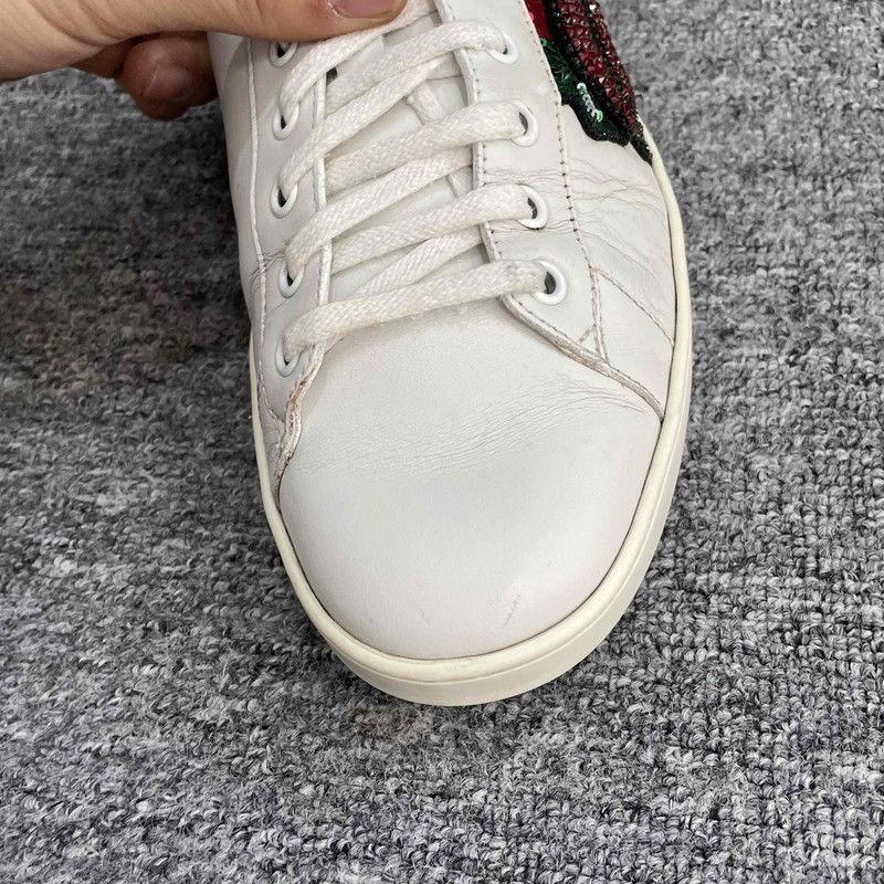 Gucci Gucci Ace Leather Casual Sneakers for Men 0079 Size US 9.5 / EU 42-43 - 10 Thumbnail