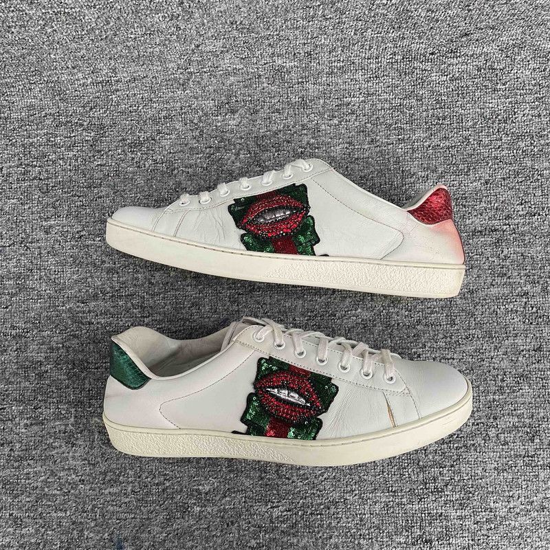 Gucci Gucci Ace Leather Casual Sneakers for Men 0079 Size US 9.5 / EU 42-43 - 11 Thumbnail
