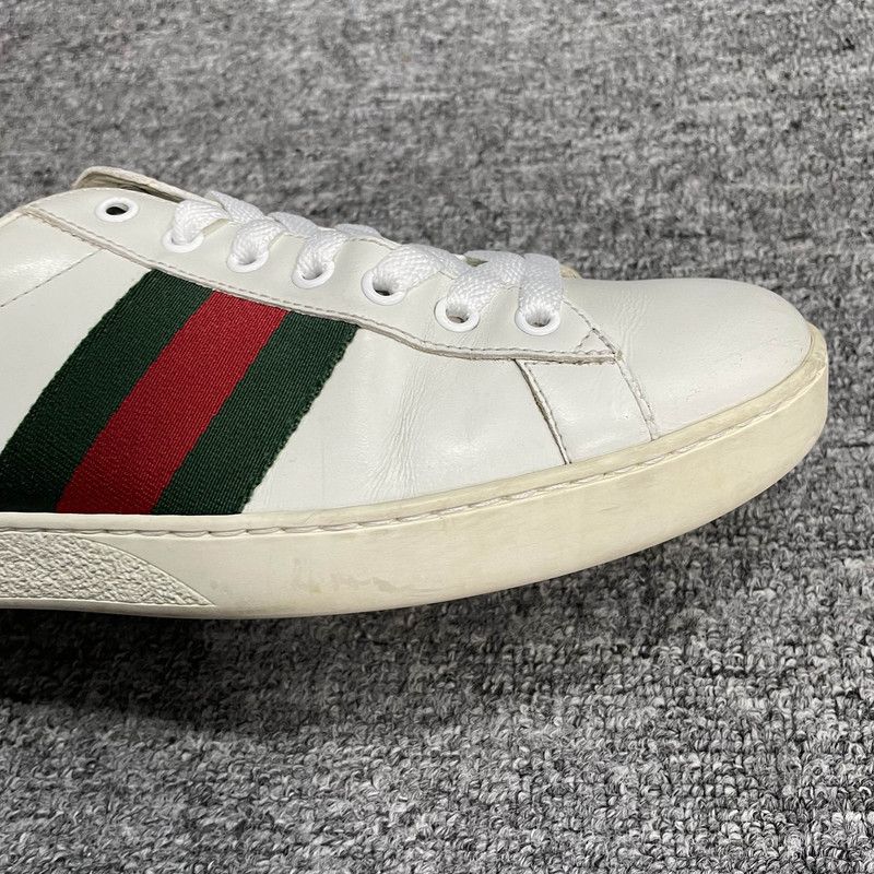 Gucci Gucci Ace Leather Low-Top Sneakers for Men 0079 Size US 8.5 / EU 41-42 - 6 Thumbnail