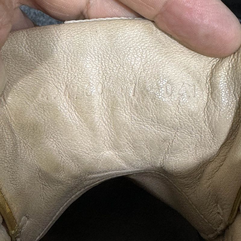 Gucci Gucci Leather High Top Sneakers in Metallic Gold 0079 Size US 8 / EU 41 - 5 Thumbnail