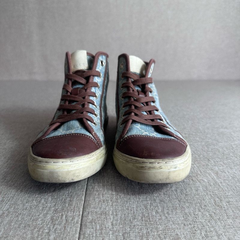 Gucci Gucci Colorful High-Top Canvas Sneakers 0079 Size US 5.5 / EU 38 - 2 Thumbnail