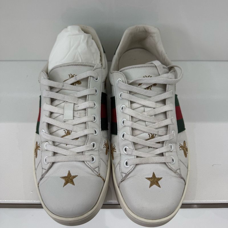 Gucci Gucci Ace Embroidered Bee Fashion Sneakers for Men 0079 Size US 7.5 / EU 40-41 - 2 Thumbnail