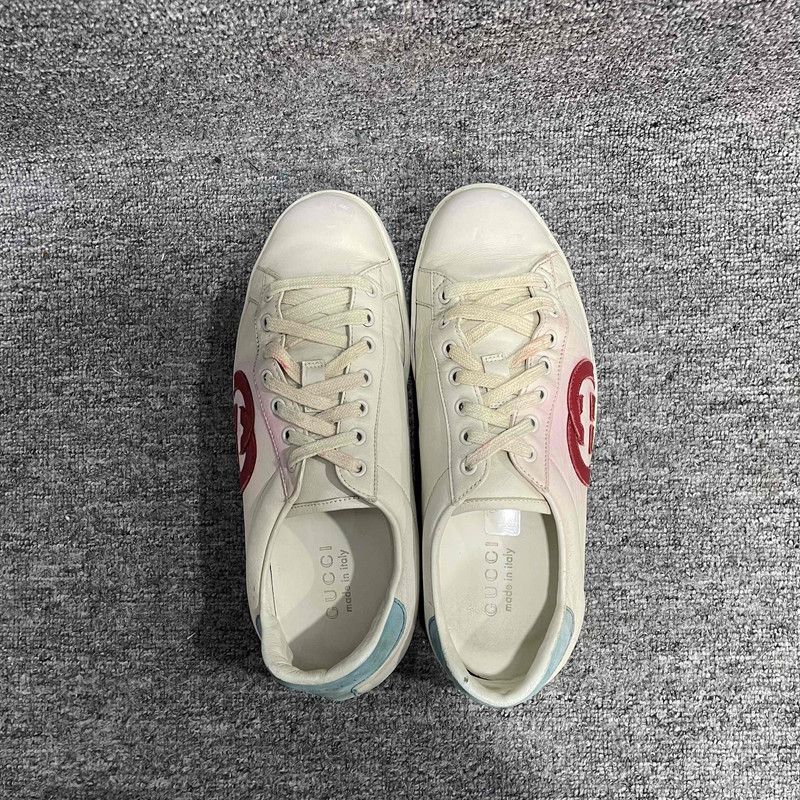 Gucci Gucci ACE Double G Sport Sneakers for Men 0079 Size US 8 / EU 41 - 13 Thumbnail