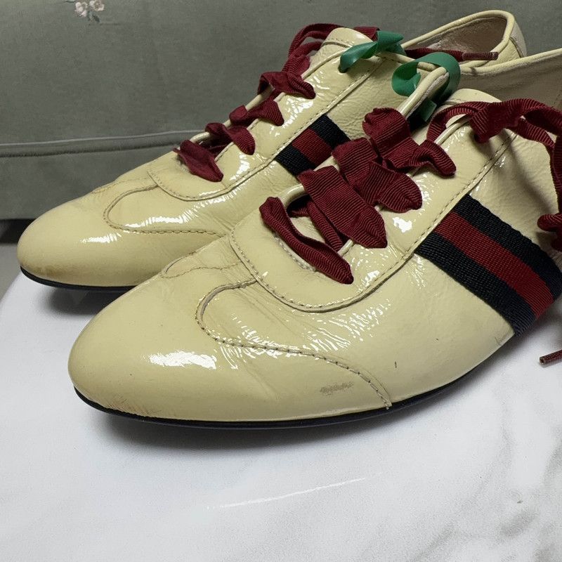 Gucci Gucci Casual Lace-Up Leather Shoes 0079 Size US 5.5 / EU 38 - 7 Thumbnail
