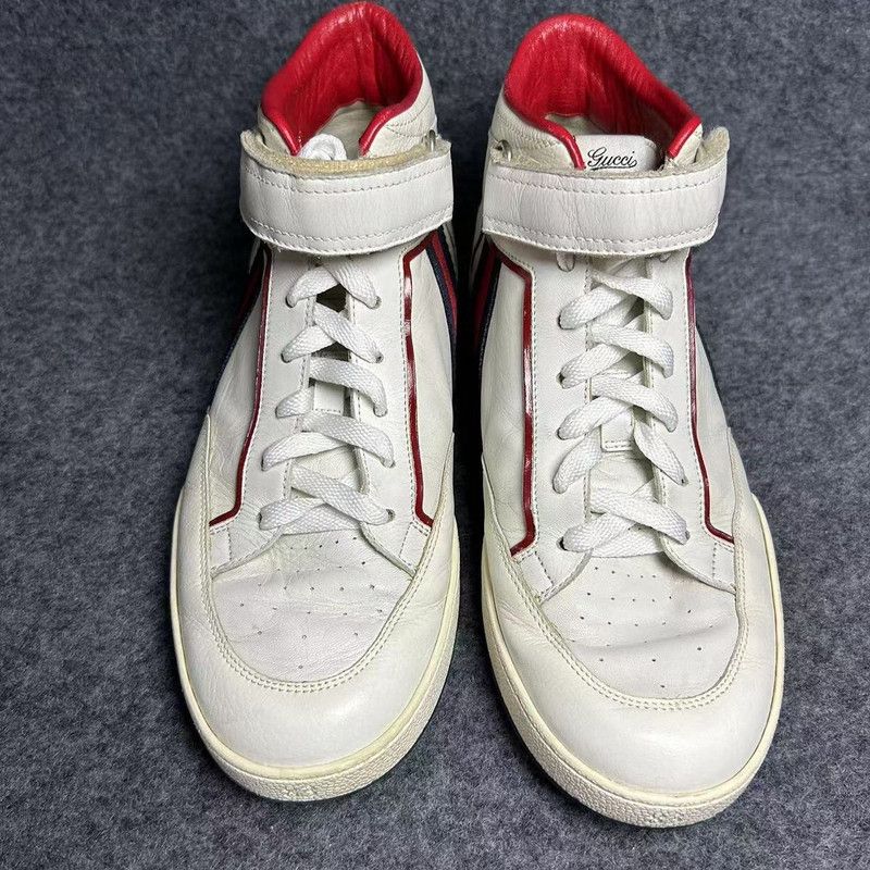 Gucci Gucci High-Top Lace-Up Sneakers for Men 0079 Size US 7.5 / EU 40-41 - 2 Thumbnail