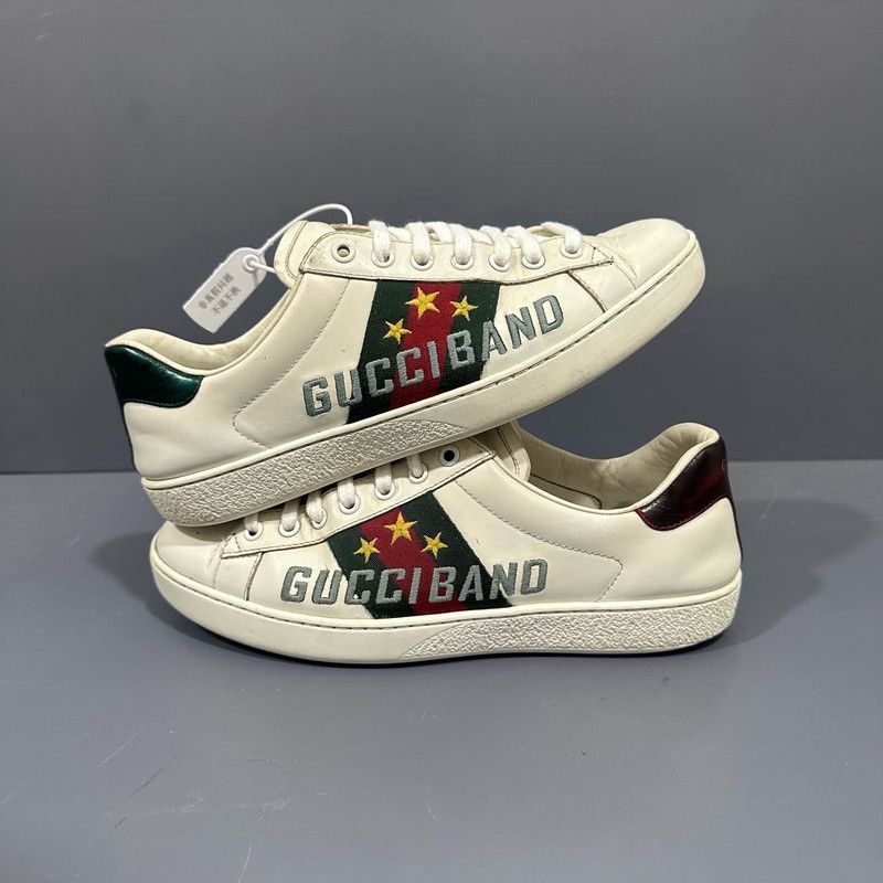 Gucci Gucci Ace Band Low-Top Sneakers for Men 0079 Size US 8.5 / EU 41-42 - 8 Thumbnail
