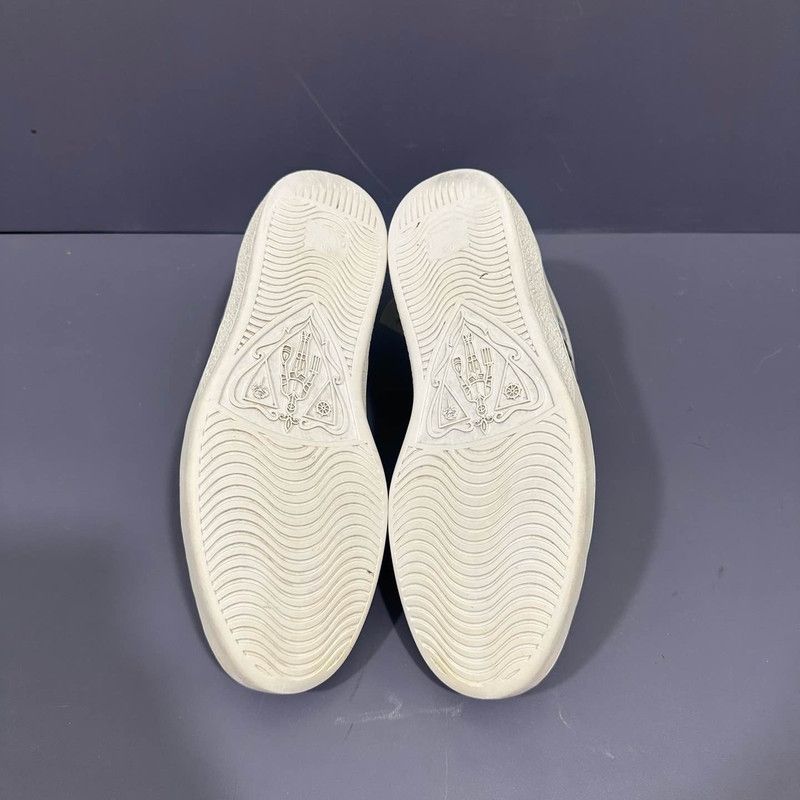Gucci Gucci Ace Band Low-Top Sneakers for Men 0079 Size US 8.5 / EU 41-42 - 4 Thumbnail