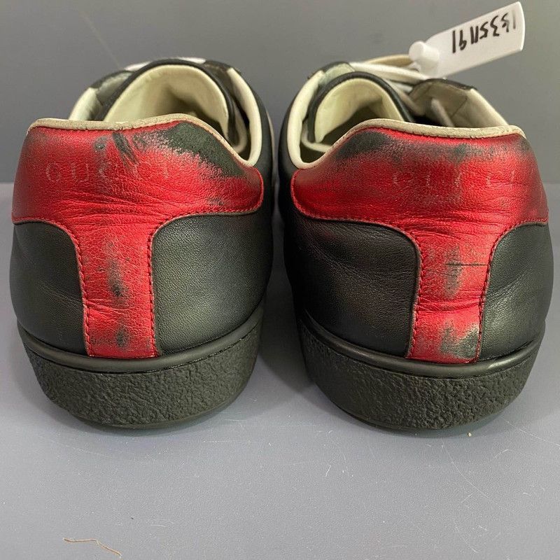 Gucci Gucci Ace Leather Stripe Low-Top Sneakers 0079 Size US 9 / EU 42 - 6 Thumbnail