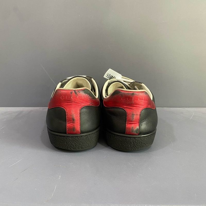 Gucci Gucci Ace Leather Stripe Low-Top Sneakers 0079 Size US 9 / EU 42 - 3 Thumbnail