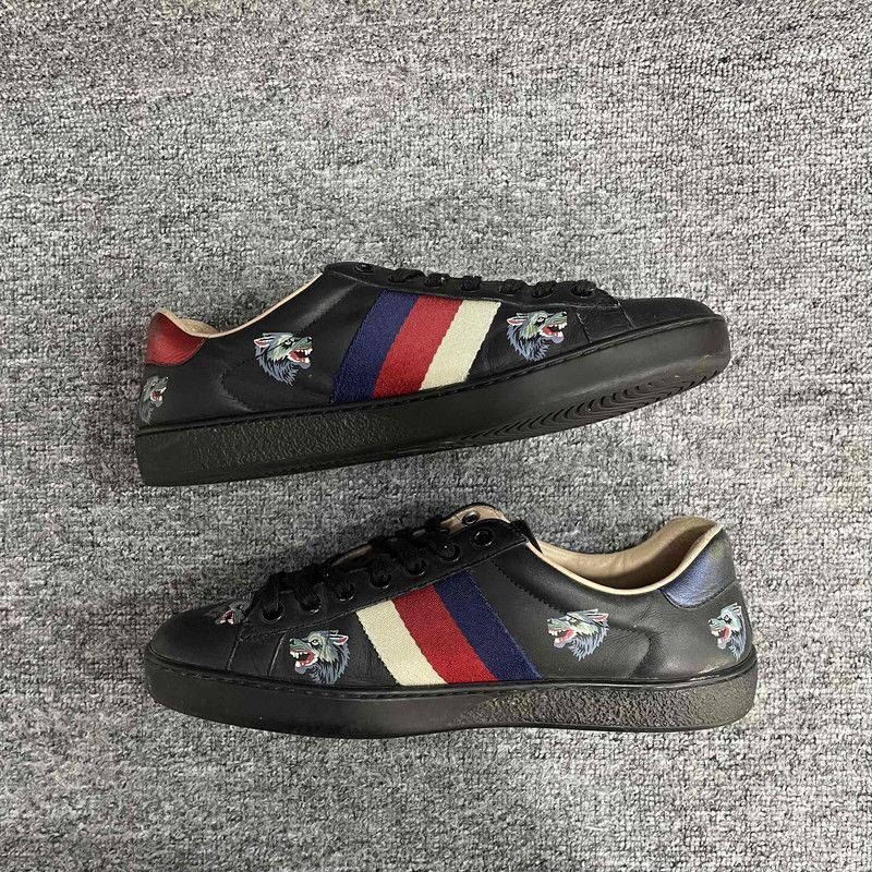 Gucci Gucci Ace Low-Top Fashion Sneakers for Men 0079 Size US 6.5 / EU 39-40 - 12 Thumbnail