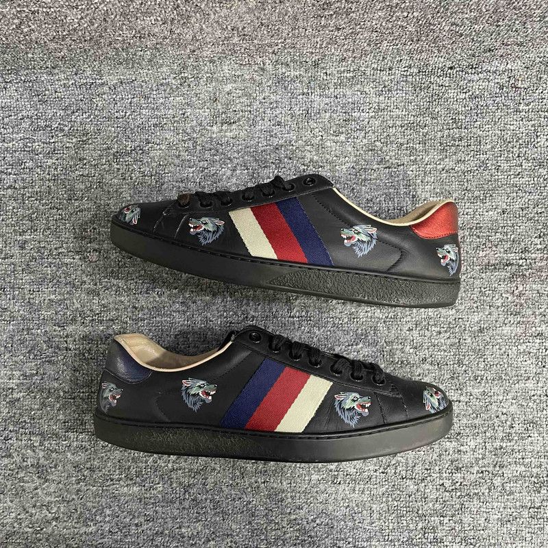 Gucci Gucci Ace Low-Top Fashion Sneakers for Men 0079 Size US 6.5 / EU 39-40 - 11 Thumbnail