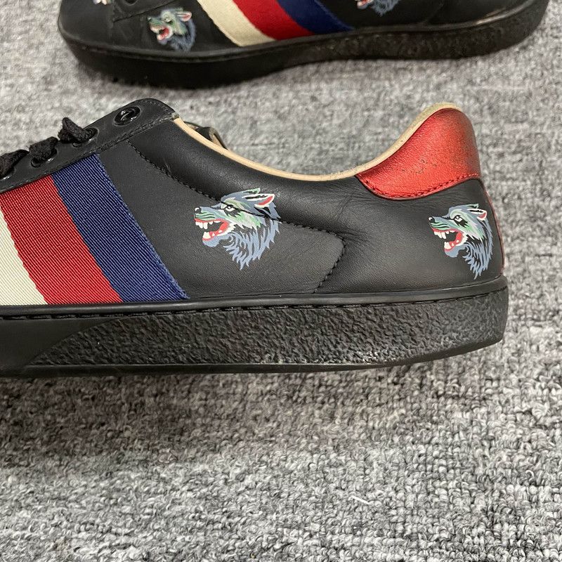 Gucci Gucci Ace Low-Top Fashion Sneakers for Men 0079 Size US 6.5 / EU 39-40 - 9 Thumbnail