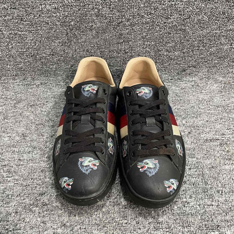 Gucci Gucci Ace Low-Top Fashion Sneakers for Men 0079 Size US 6.5 / EU 39-40 - 2 Thumbnail