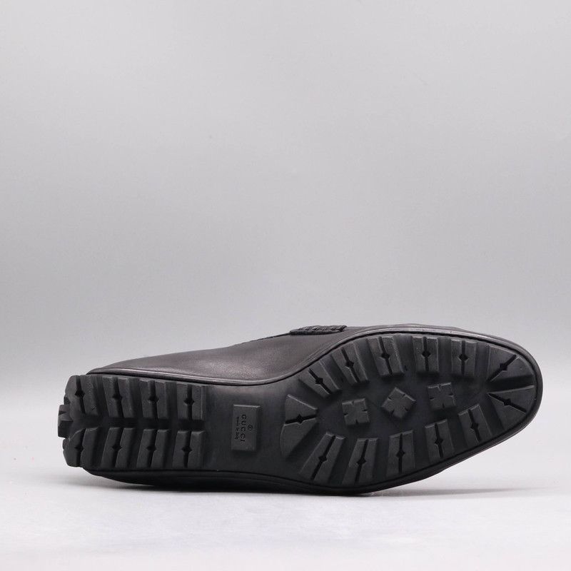 Gucci Gucci Leather Logo Loafers for Men 0079 Size US 8 / EU 41 - 6 Thumbnail