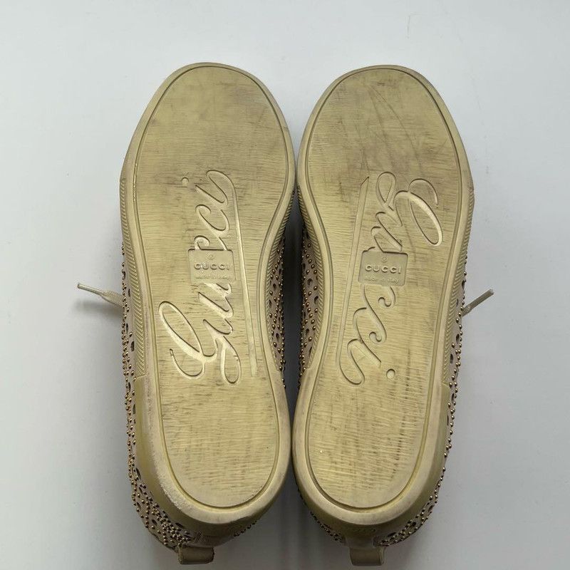 Gucci Gucci Studded Perforated Leather Casual Shoes 0079 Size US 7.5 / EU 40-41 - 5 Thumbnail