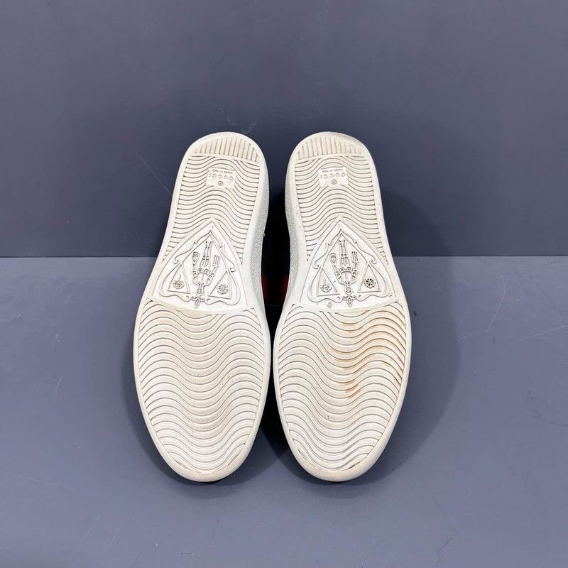 Gucci Gucci Suede High-Top Sneakers in Dark Blue 0079 Size US 8 / EU 41 - 4 Thumbnail