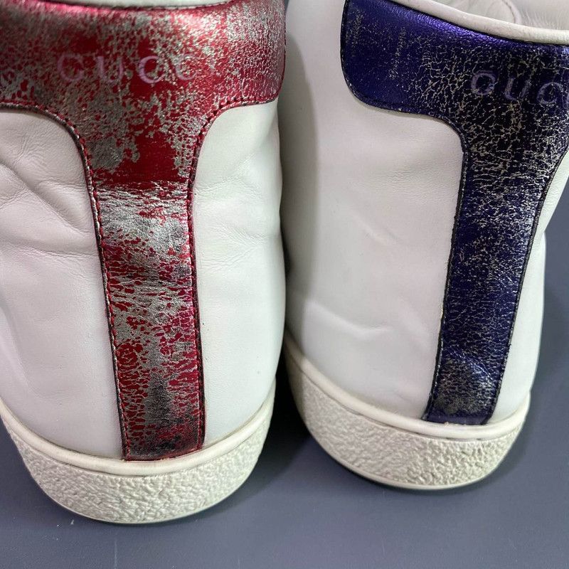 Gucci Gucci Ace High-Top Sneaker in White 0079 Size US 7.5 / EU 40-41 - 7 Thumbnail