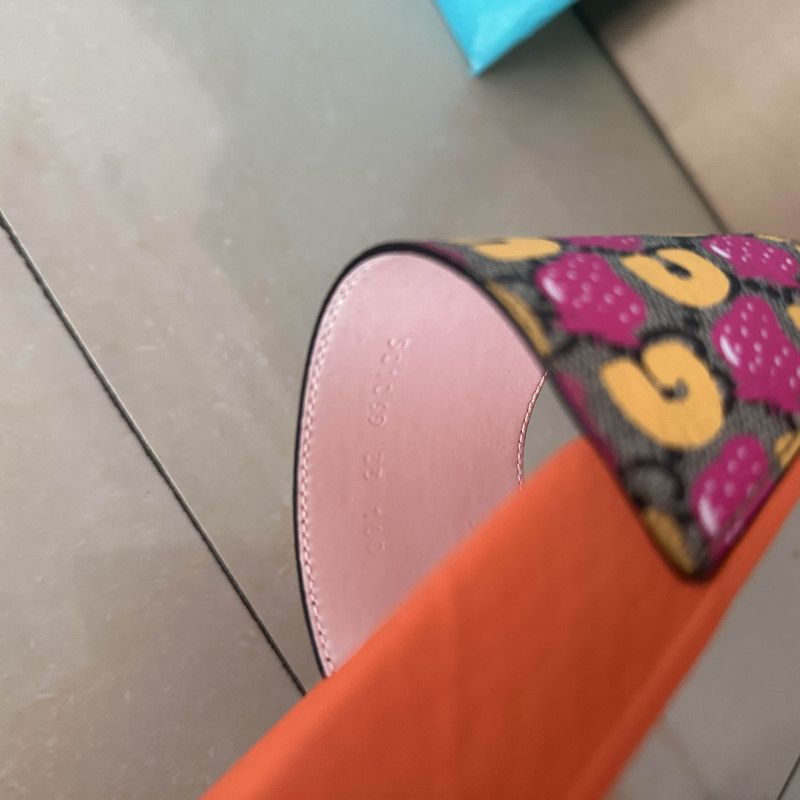 Gucci Gucci Colorful Slides for Casual Style 0079 Size US 5.5 / EU 38 - 5 Thumbnail