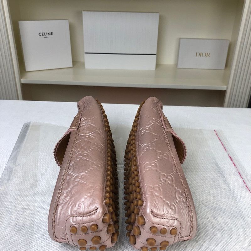 Gucci Gucci Leather Loafers in Soft Pink 0079 Size US 6.5 / EU 39-40 - 4 Thumbnail