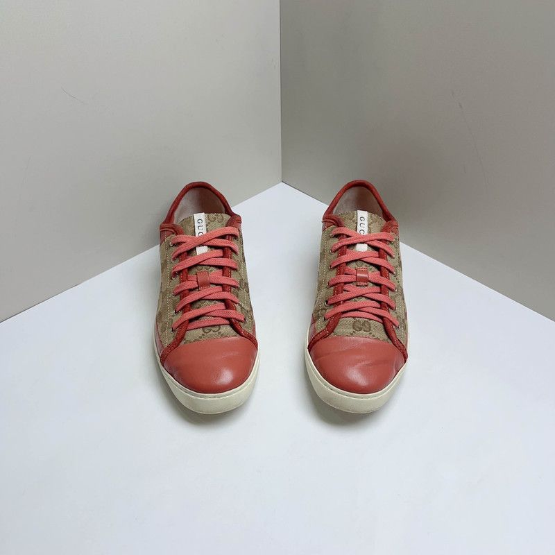 Gucci Gucci Vintage Monogram Low-Top Sneakers 0079 Size US 7.5 / EU 40-41 - 2 Thumbnail